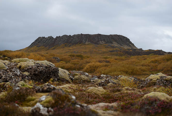 island - eldborg - vulkan krater