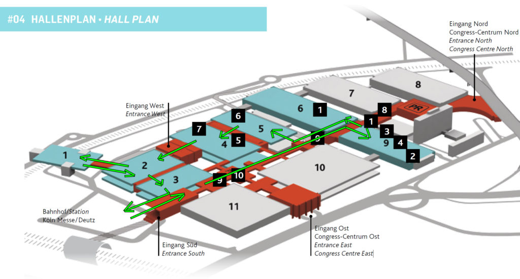 photokina - hallenplan