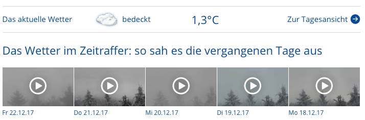 Wetter im Harz