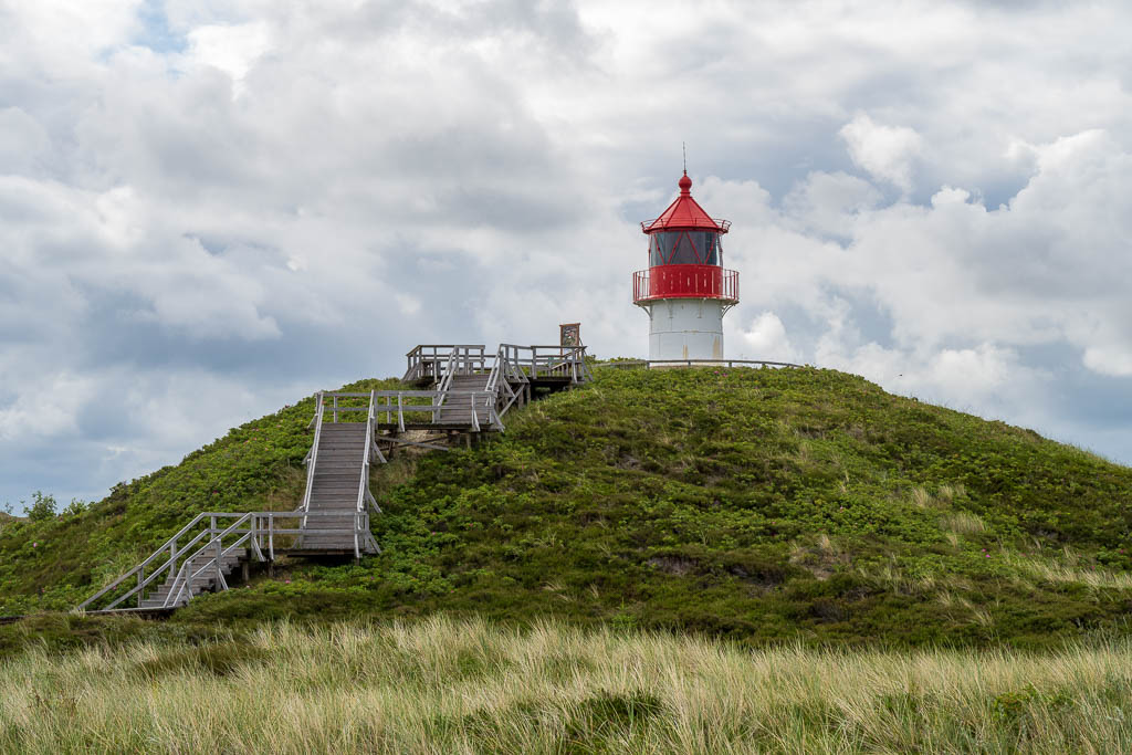 Leit- und Quermarkenfeuer Norddorf mit Holztreppe
