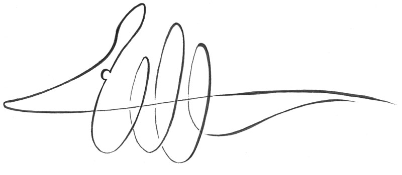 Gürteltier Logo - Entwurf 3 - Unterschrift