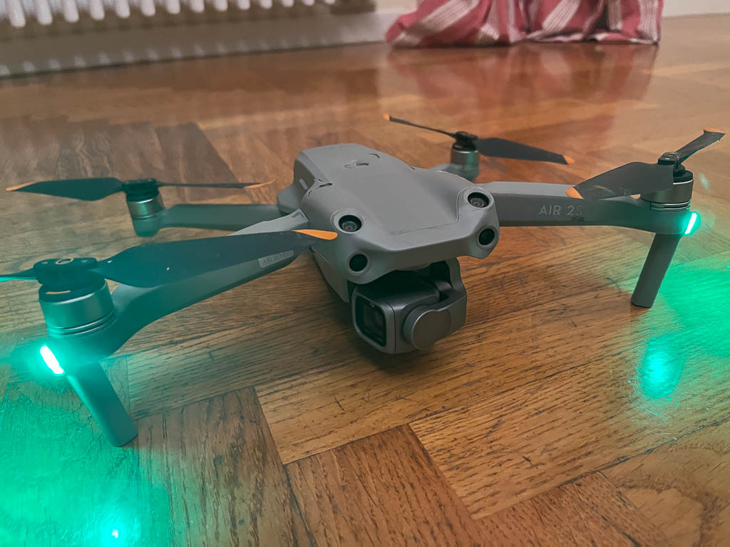 Erster Flugversuch nach dem Absturz der DJI Air 2S Drohne