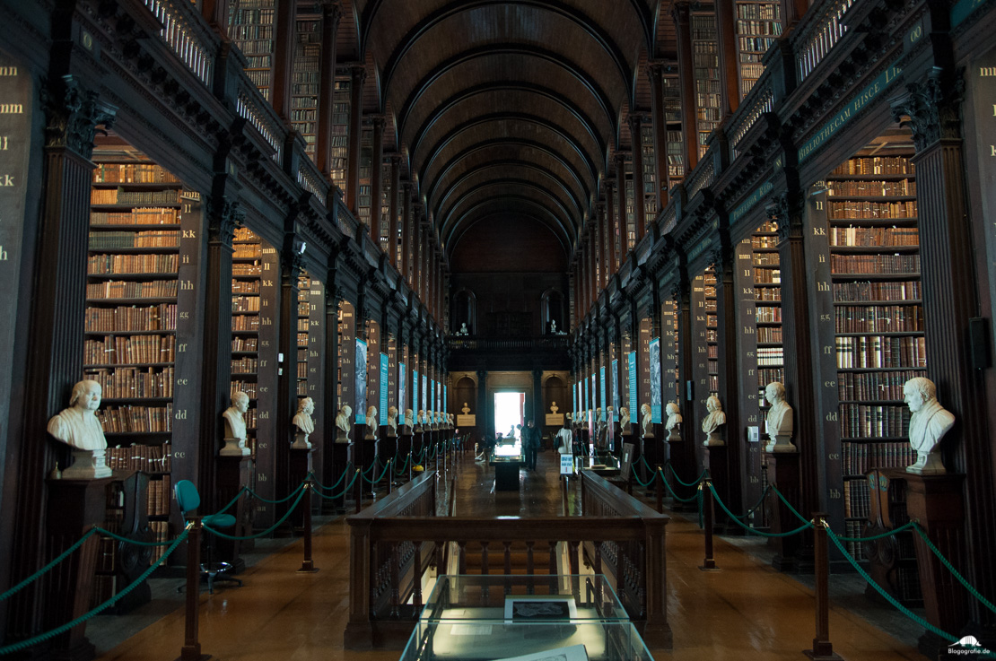 Dublin Trinity College Bibliothek - Vorher