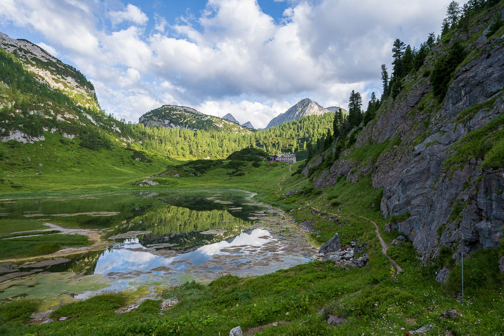 Funtensee am Morgen nahe dem Kärlingerhaus