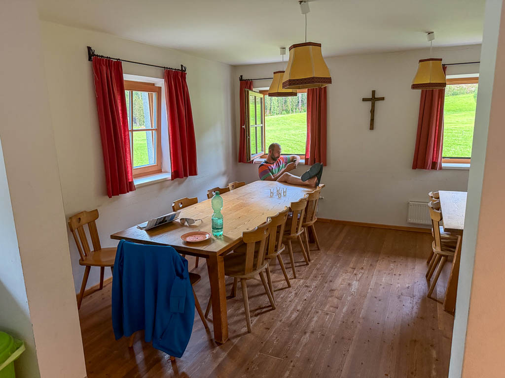 Schlafraum im AVS-Bergheim Friedl Mutschlechner in Innervillgraten.