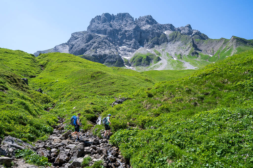 Aufstieg zur Kemptner Hütte