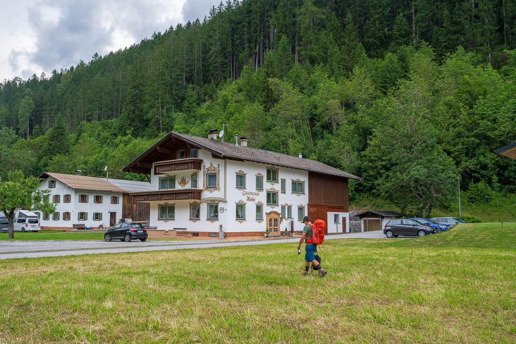 Das Gästehaus Huber in Holzgau