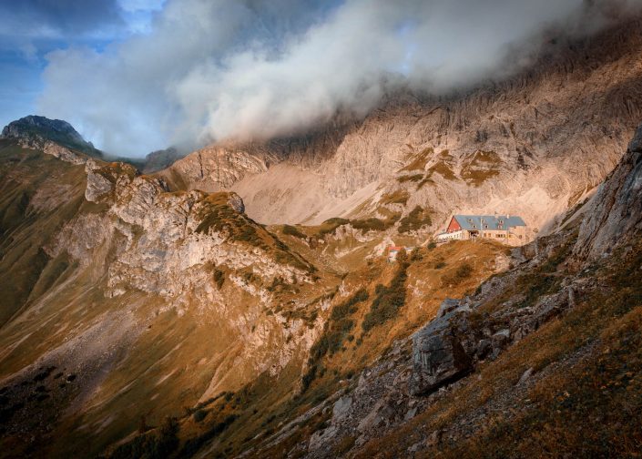 Das Prinz-Luitpold-Haus in den Allgäuer Alpen