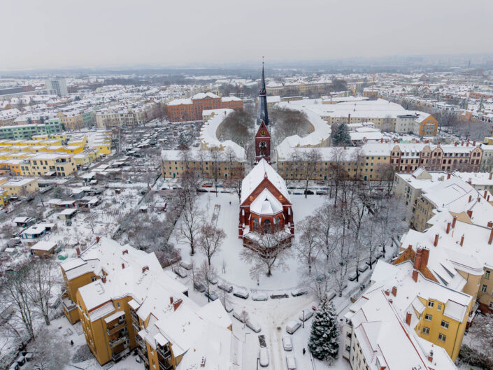 Die evangelische Johanneskirche in Halle (Saale)