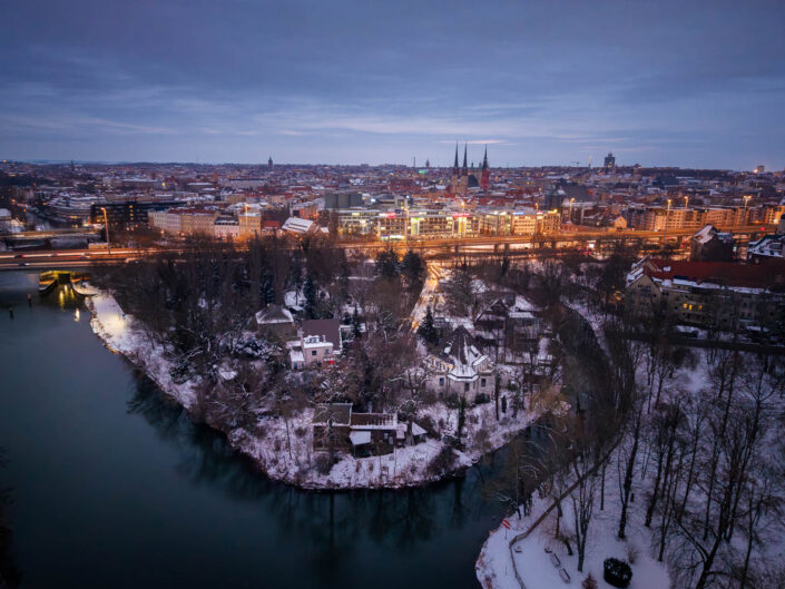 Blick zur Saline am Mühlgraben