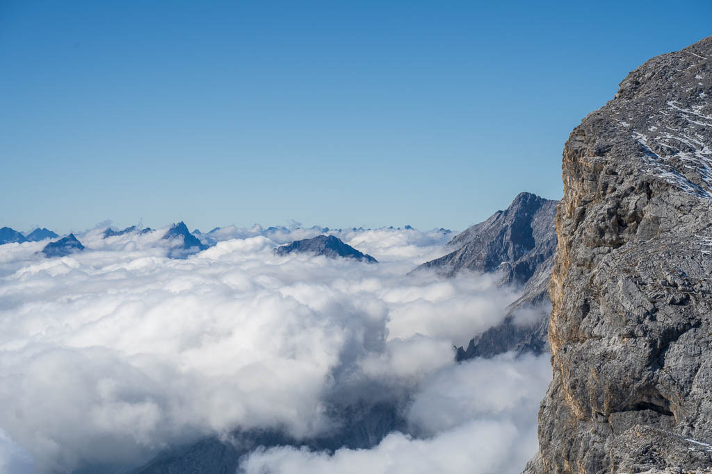Blick über die Wolken
