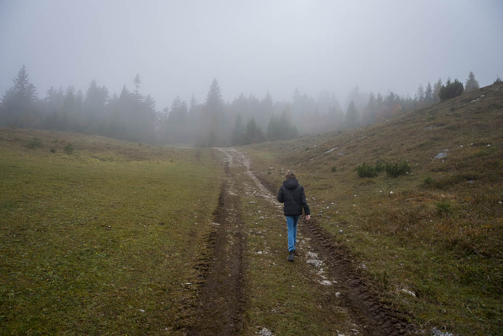Wanderweg zur Rauthhütte mit Kind