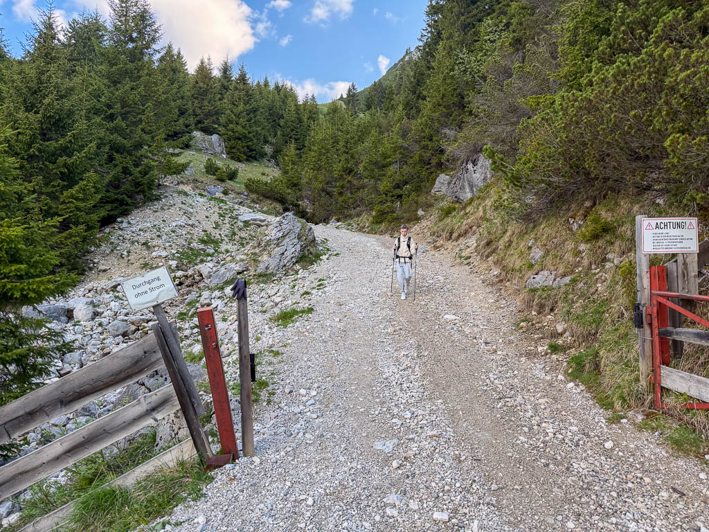 Abstieg von der Wangalm