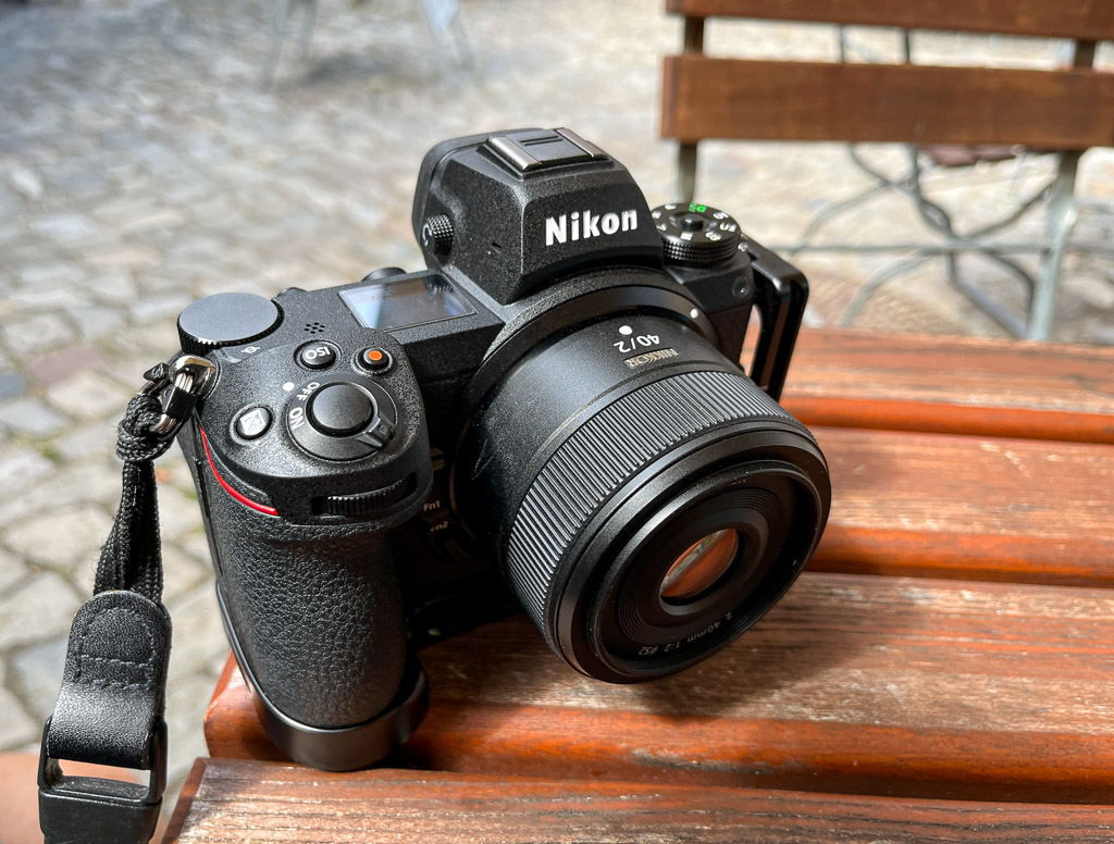 Nikkor Z 40 mm f/2 an der Nikon z7ii