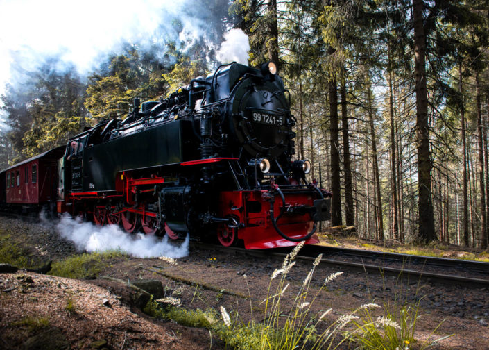 Die Brockenbahn bei Schierke