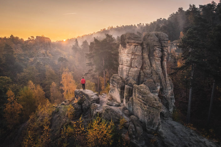 Sonnenaufgang in den Klusbergen