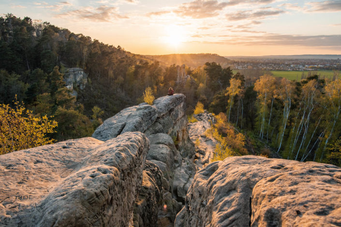 Sonnenuntergang in den Klusbergen