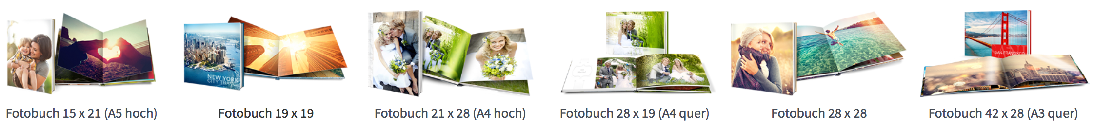 Saal Digital Fotobuch Formate