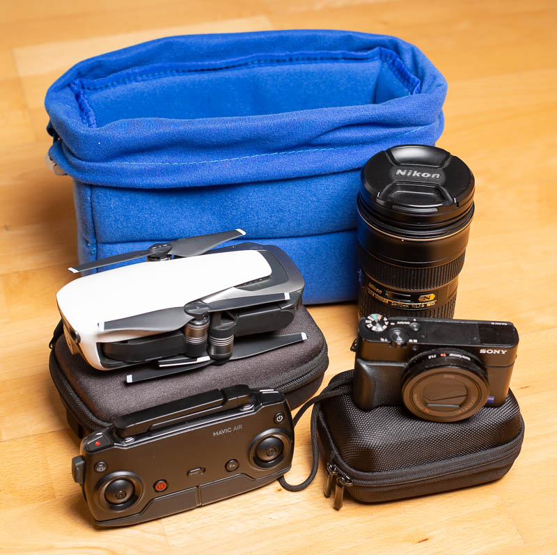 Yimidear - Kamera-Schutztasche als Inlet mit Fotozubehör